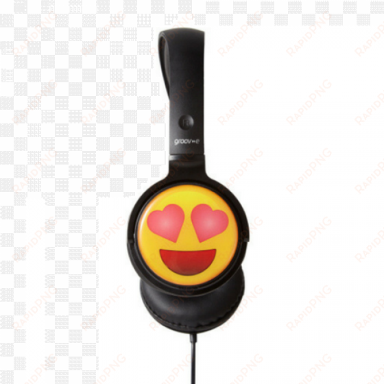groov e kids earmoji emoji dj style stereo headphones - groov-e earmoji's stereo headphones angry face