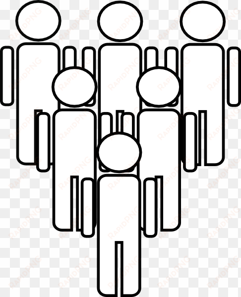group of happy people clipart - small group of people clipart