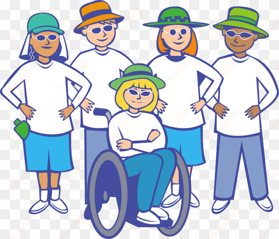 group, people, woman, girls, pretty, wheelchair user - mission: sunwise activity book [book]