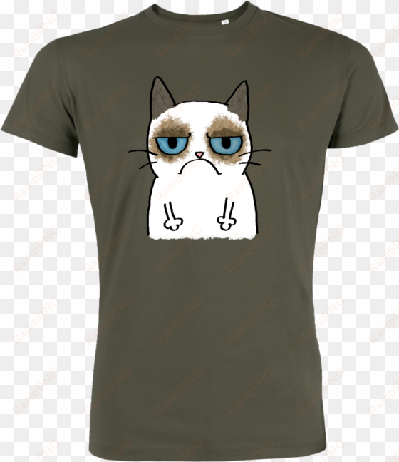 grumpy cat t shirt stanley t shirt khaki
