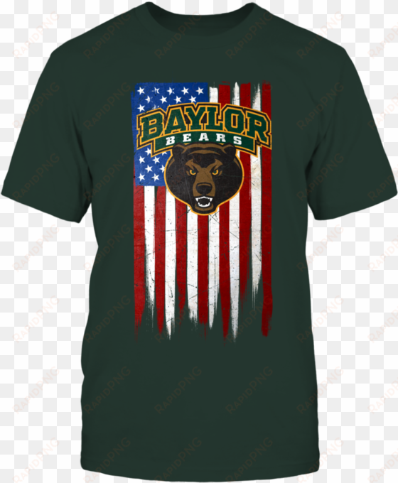 grunge american flag baylor bears t shirt - baylor bears and lady bears