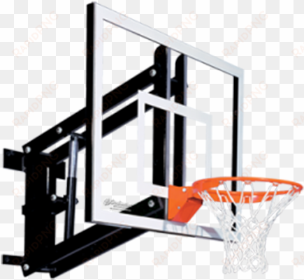 gs48 wall-mount basketball hoop by goalsetter - streetball