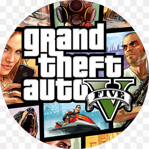 gta png - grand theft auto 5 round