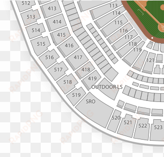 guaranteed rate field seating chart with rows