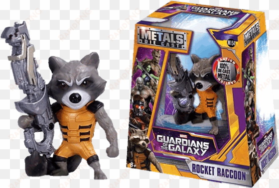 guardians of the galaxy - metal diecast rocket raccoon