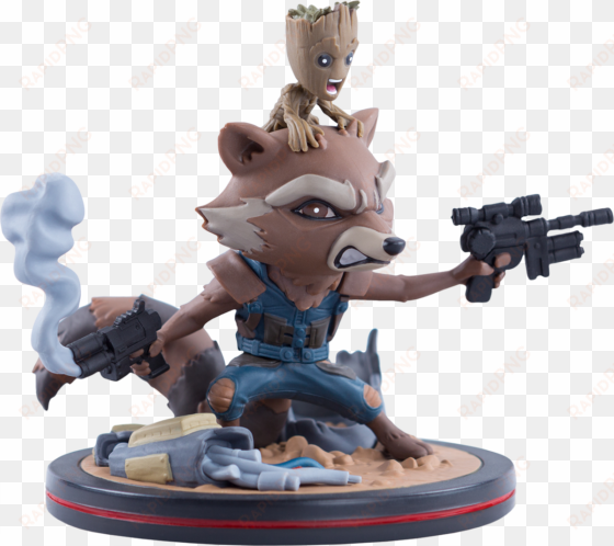 guardians - rocket and groot q fig