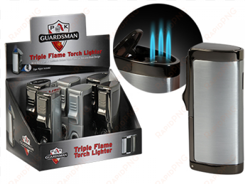 guardsman triple flame torch lighter - triple torch lighter