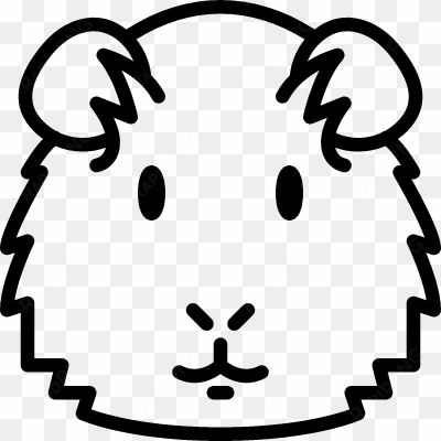 guinea pig heag ⋆ free vectors, logos, icons and photos - guinea pig face outline
