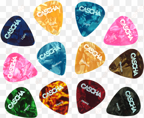 guitar pick set - cascha guitar pick set 12 pieces