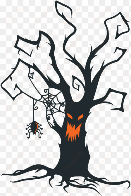 gumtoo designer temporary tattoos - creepy halloween tree silhouette