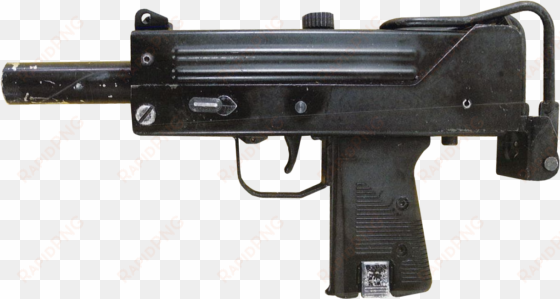 gun picture black and white stock - mac gun png