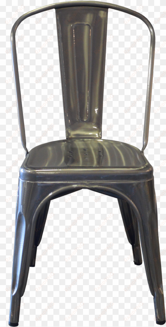 gunmetal dining chairs - metal chair transparent