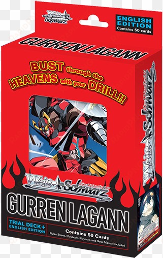 gurren lagann weiss schwarz english