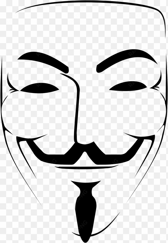 guy mask - mascara de anonymous dibujo