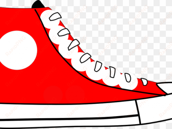 gym shoes clipart sneaker - red shoe clipart