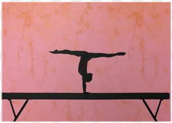 gymnast flip silhouette