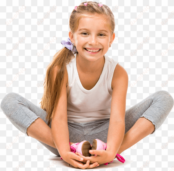 gymnastics sport actividad balance - little girl sitting png