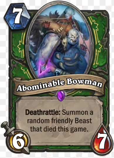 ha ha, get it, abominable snowman i actually chuckled - whizbang the wonderful hearthstone