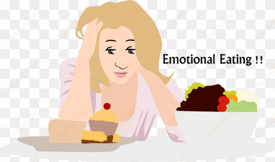 habitual emotional eating can cause obesity, problems - emotional eating png