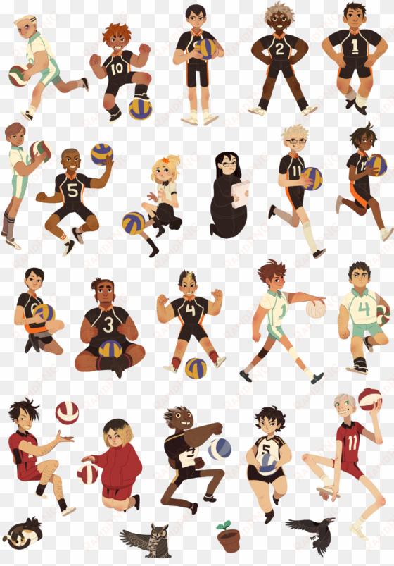 haikyuu stickers - queenoftheantz haikyuu