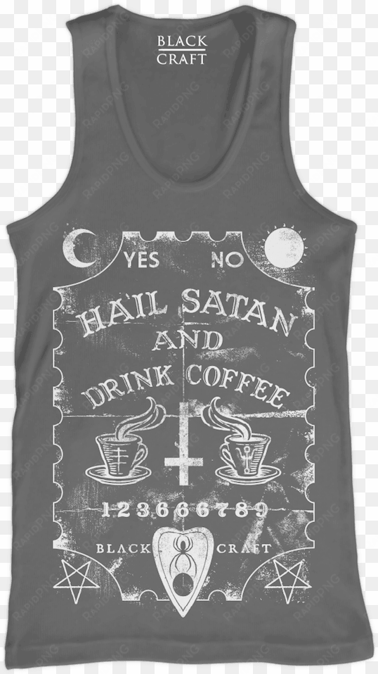 hail satan and drink coffee - hail satan and drink coffee shirt