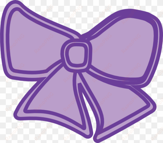 Hair Bow Purple Clip Art - Transparent Purple Bow Clipart transparent png image