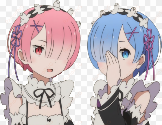 hair clothing facial expression human hair color anime - re:zero − starting life in another world