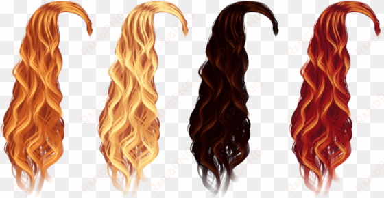 hair png by theguillotine - painted hair png