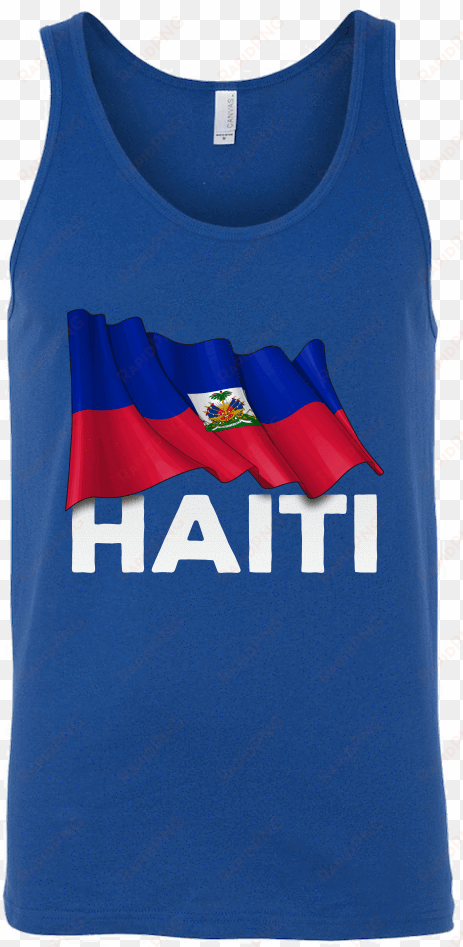 haiti flag tank - shirt