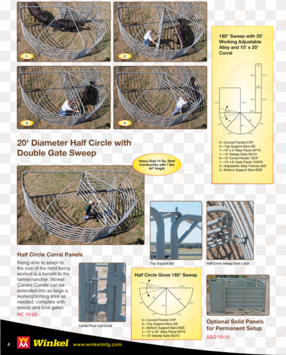 half-circle with sweep - circle
