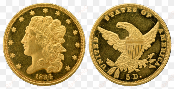 half eagle small - coin