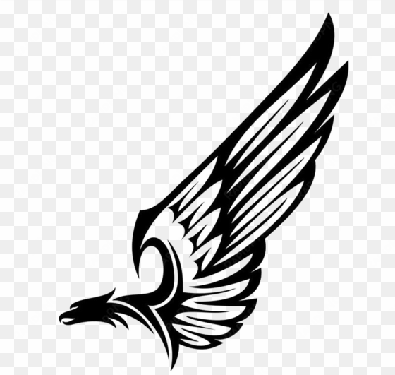 half wings png hd - eagle wings vector png