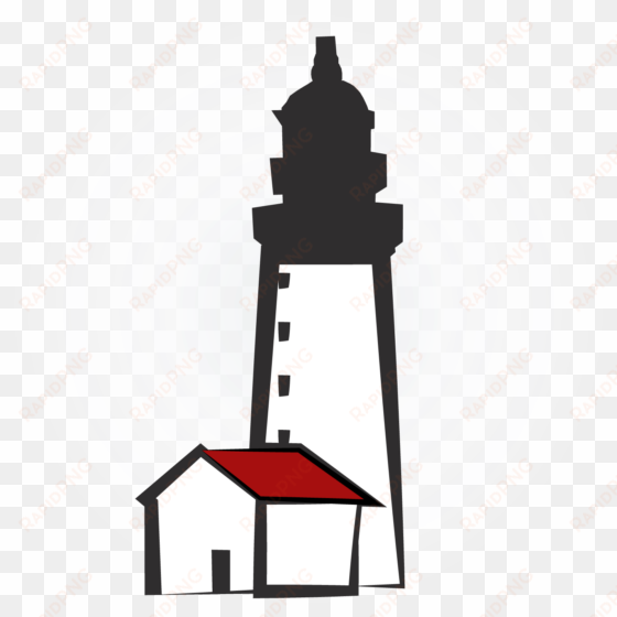 halfway rock lighthouse - illustration