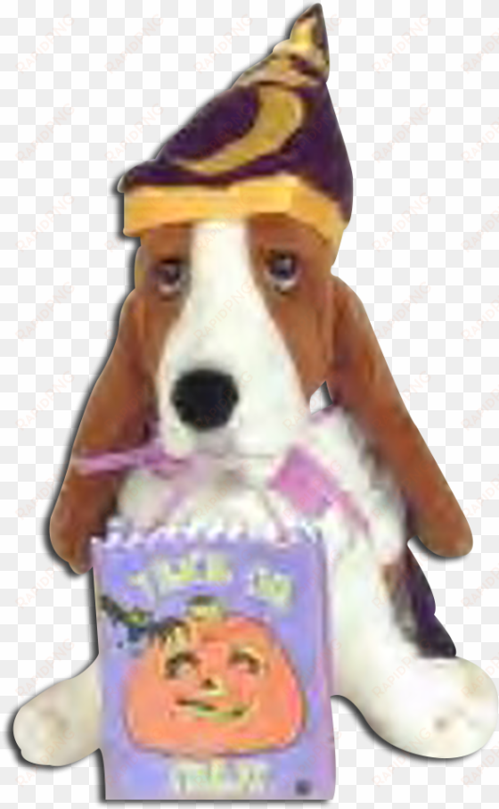 halloween decorations, stuffed animals and more download - basset hound wizard