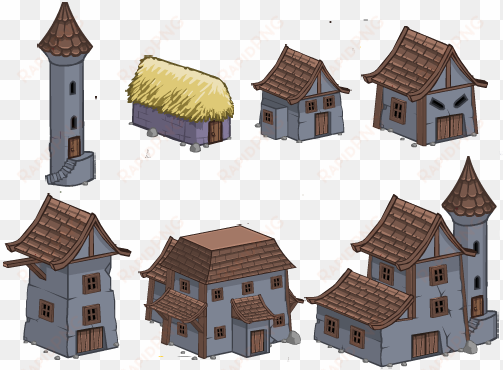 halloween houses - portable network graphics