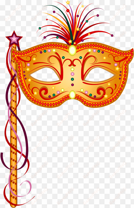 halloween masks, halloween clipart, mardi gras, clip - gold carnival masks png vectors