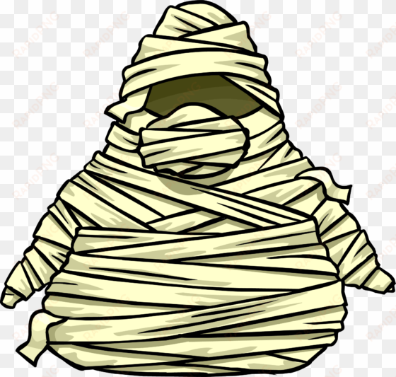 halloween mummy pictures clipart image - club penguin mummy