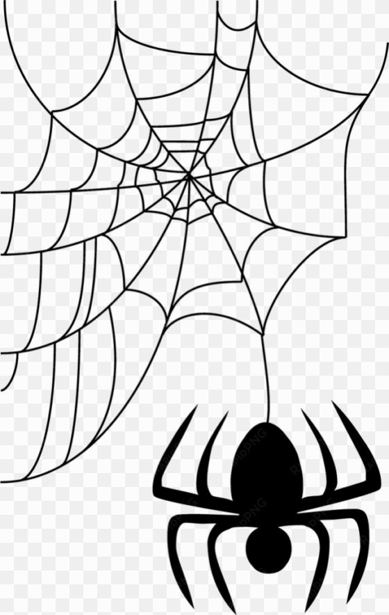 halloween spider web vector free png image background - spider web png
