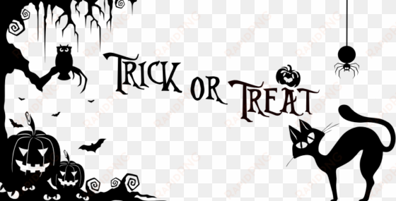 halloween trick or treat png background image - trick or treat pdf