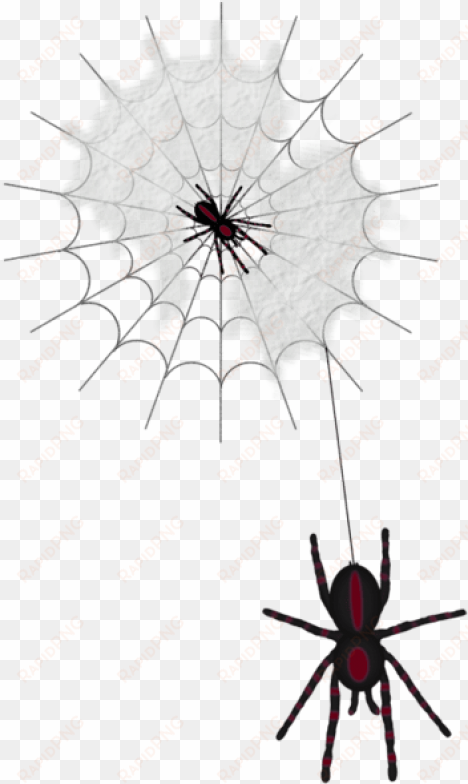 halloween web with spiders png clipart - spiders png