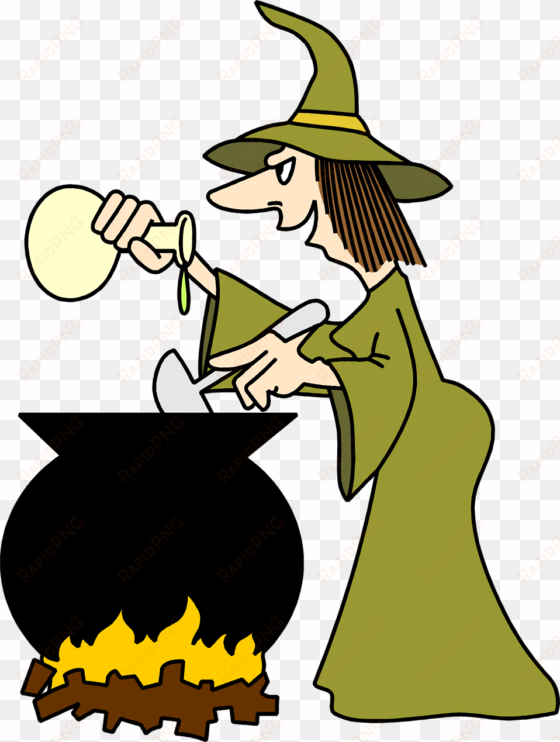halloween witch hat clipart at getdrawings - witch with cauldron clipart
