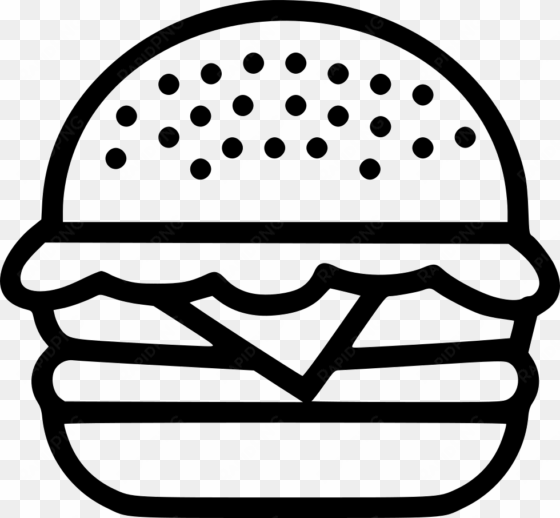 hamburger burger food junk sandwich beef chicken comments - burger icon png