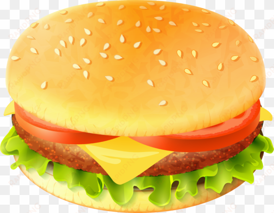 hamburger clipart transparent food - fast food