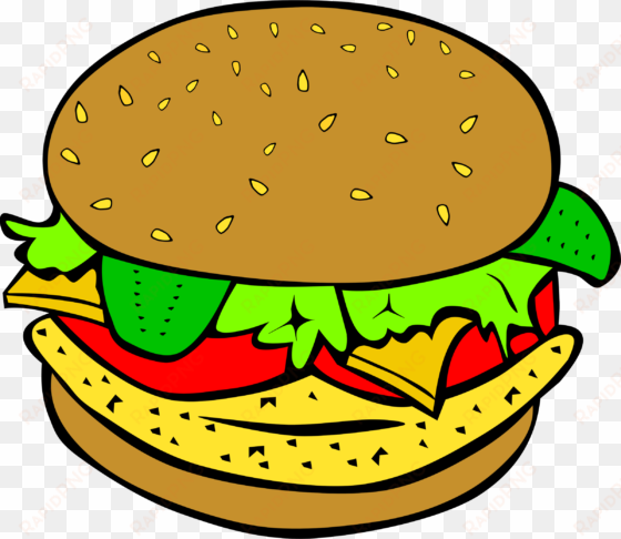 hamburger clipart transparent food - hamburger clipart