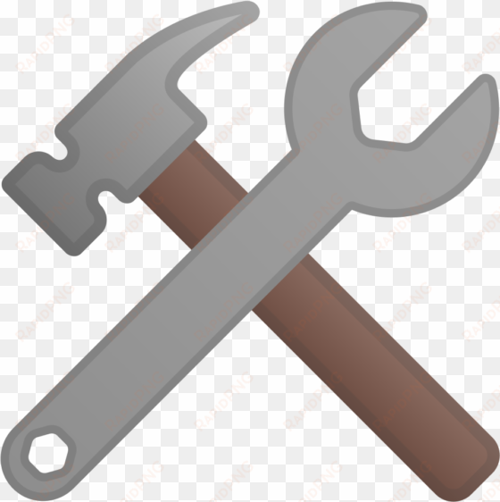 hammer and wrench icon - hammer and wrench emoji