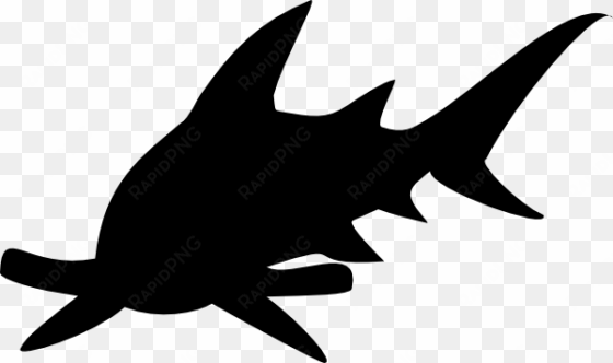 hammerhead shark clip art - hammerhead shark silhouette png