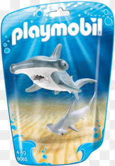 hammerhead shark with baby - playmobil requin marteau et son petit