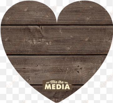 hampton art mix the media wooden plank plaque-heart