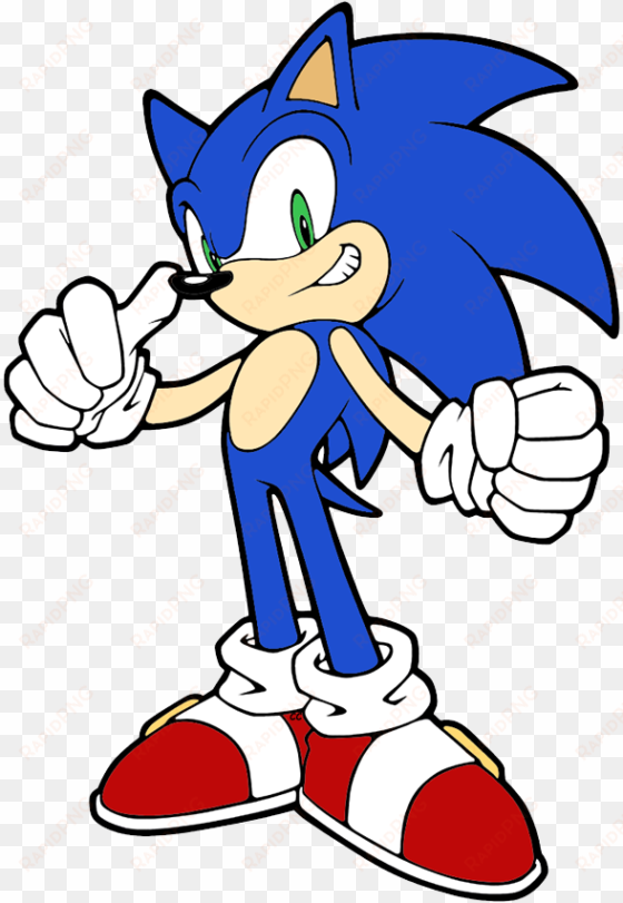 Hand Cartoon Clipart - Sonic The Hedgehog Clipart transparent png image