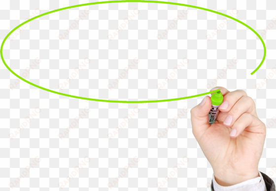 hand holding green marker png transparent image - hand holding marker png